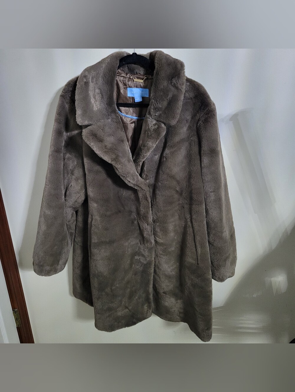 NWOT Draper James Soft Teddy Coat, Size XL